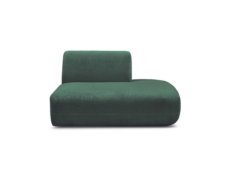 Anda - Chauffeuse Bout De Canapé Pour Canapé Modulable - Tissu Chenille - Angle Droit