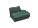 Anda - Chauffeuse Bout De Canapé Pour Canapé Modulable - Tissu Chenille - Angle Droit