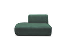 Anda - Silla auxiliar para sofá modular - Tela de chenilla - Ángulo izquierdo