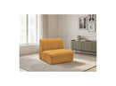 Anda - 1 Seater Chair Without Armrest For Modular Sofa - Chenille Fabric
