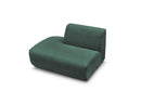 Anda - Silla auxiliar para sofá modular - Tela de chenilla - Ángulo izquierdo