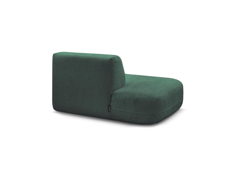 Anda - Silla auxiliar para sofá modular - Tela de chenilla - Ángulo izquierdo