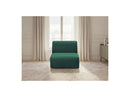 Anda - 1 Seater Chair Without Armrest For Modular Sofa - Chenille Fabric