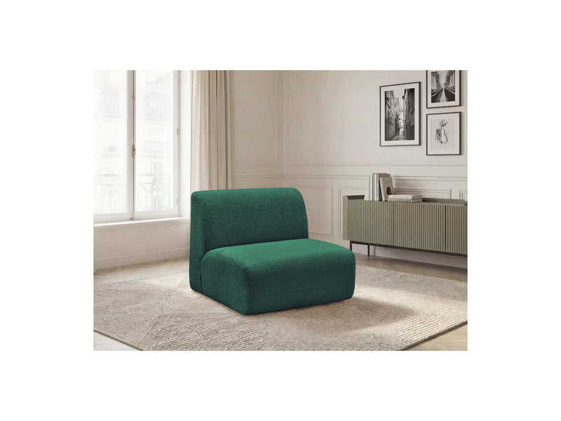 Anda - 1 Seater Chair Without Armrest For Modular Sofa - Chenille Fabric