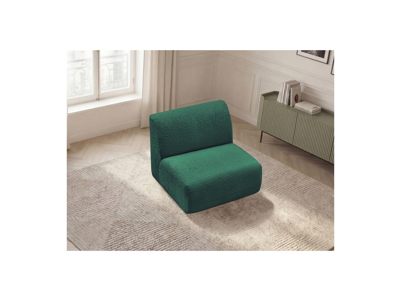 Anda - 1 Seater Chair Without Armrest For Modular Sofa - Chenille Fabric