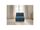 Anda - 1 Seater Chair Without Armrest For Modular Sofa - Chenille Fabric