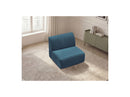 Anda - 1 Seater Chair Without Armrest For Modular Sofa - Chenille Fabric