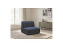 Anda - 1 Seater Chair Without Armrest For Modular Sofa - Chenille Fabric