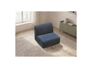 Anda - 1 Seater Chair Without Armrest For Modular Sofa - Chenille Fabric