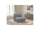Anda - 1 Seater Chair Without Armrest For Modular Sofa - Chenille Fabric