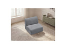 Anda - 1 Seater Chair Without Armrest For Modular Sofa - Chenille Fabric