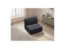 Anda - 1 Seater Chair Without Armrest For Modular Sofa - Chenille Fabric
