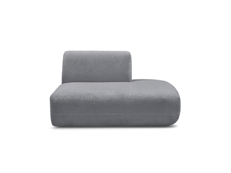 Anda - Chauffeuse Bout De Canapé Pour Canapé Modulable - Tissu Chenille - Angle Droit