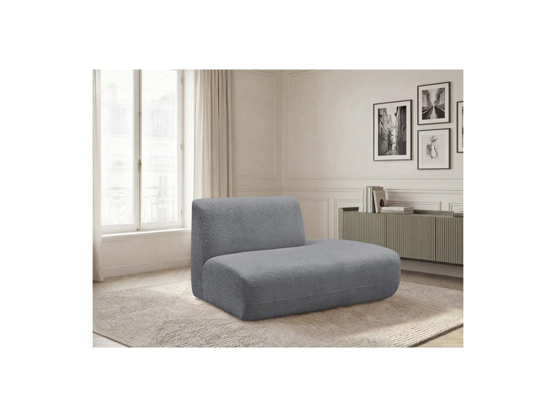 Anda - Chauffeuse Bout De Canapé Pour Canapé Modulable - Tissu Chenille - Angle Droit