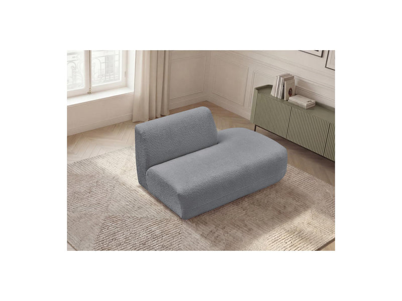 Anda - Chauffeuse Bout De Canapé Pour Canapé Modulable - Tissu Chenille - Angle Droit