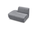 Anda - Silla auxiliar para sofá modular - Tela de chenilla - Ángulo izquierdo