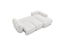 Montaigne - Canapé D'Angle Convertible Coffre - Tissu Bouclette - Angle Droit