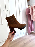 Aurore Camel Ankle Boots