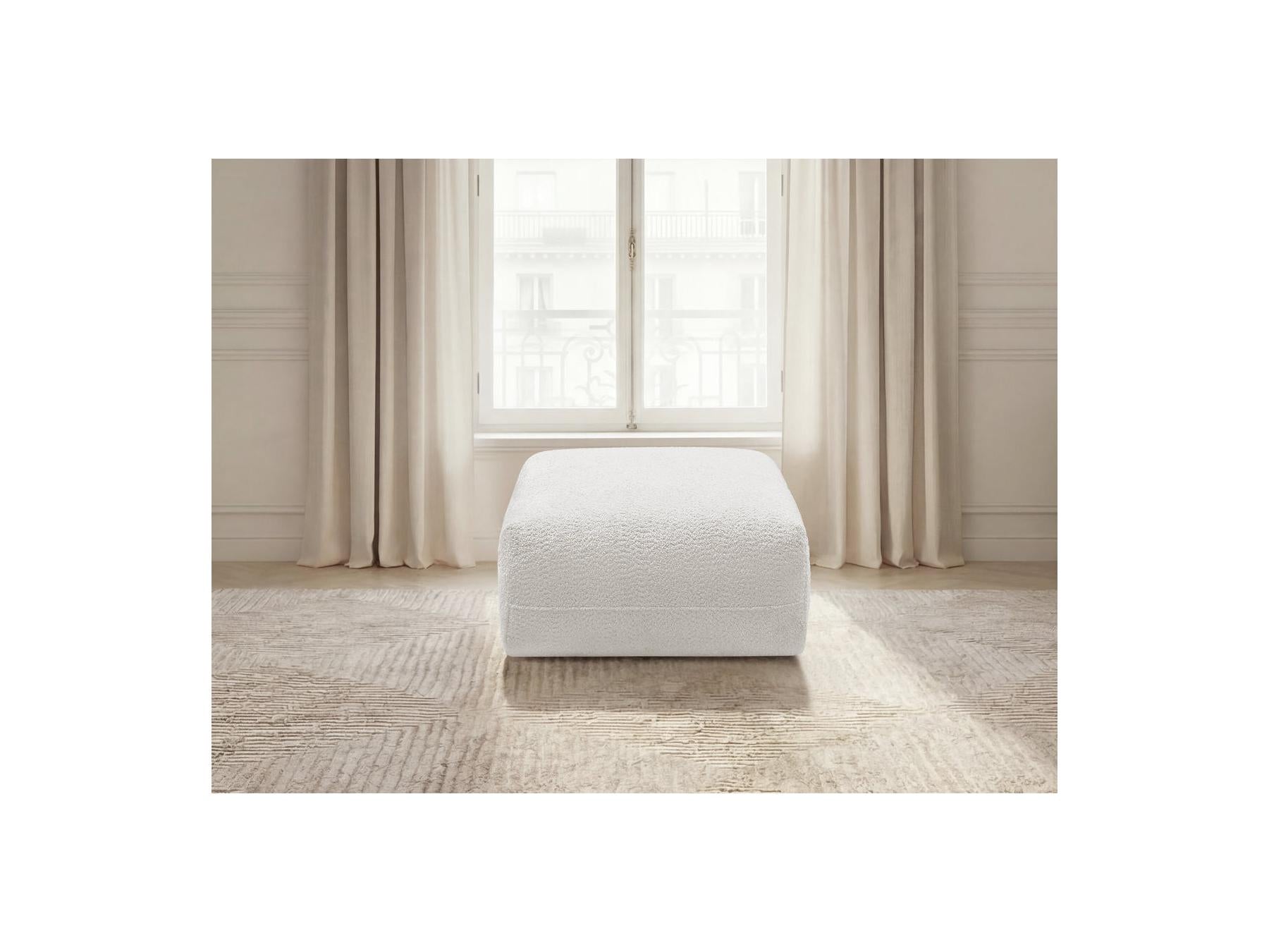 Anda - Pouffe - Chenille Fabric