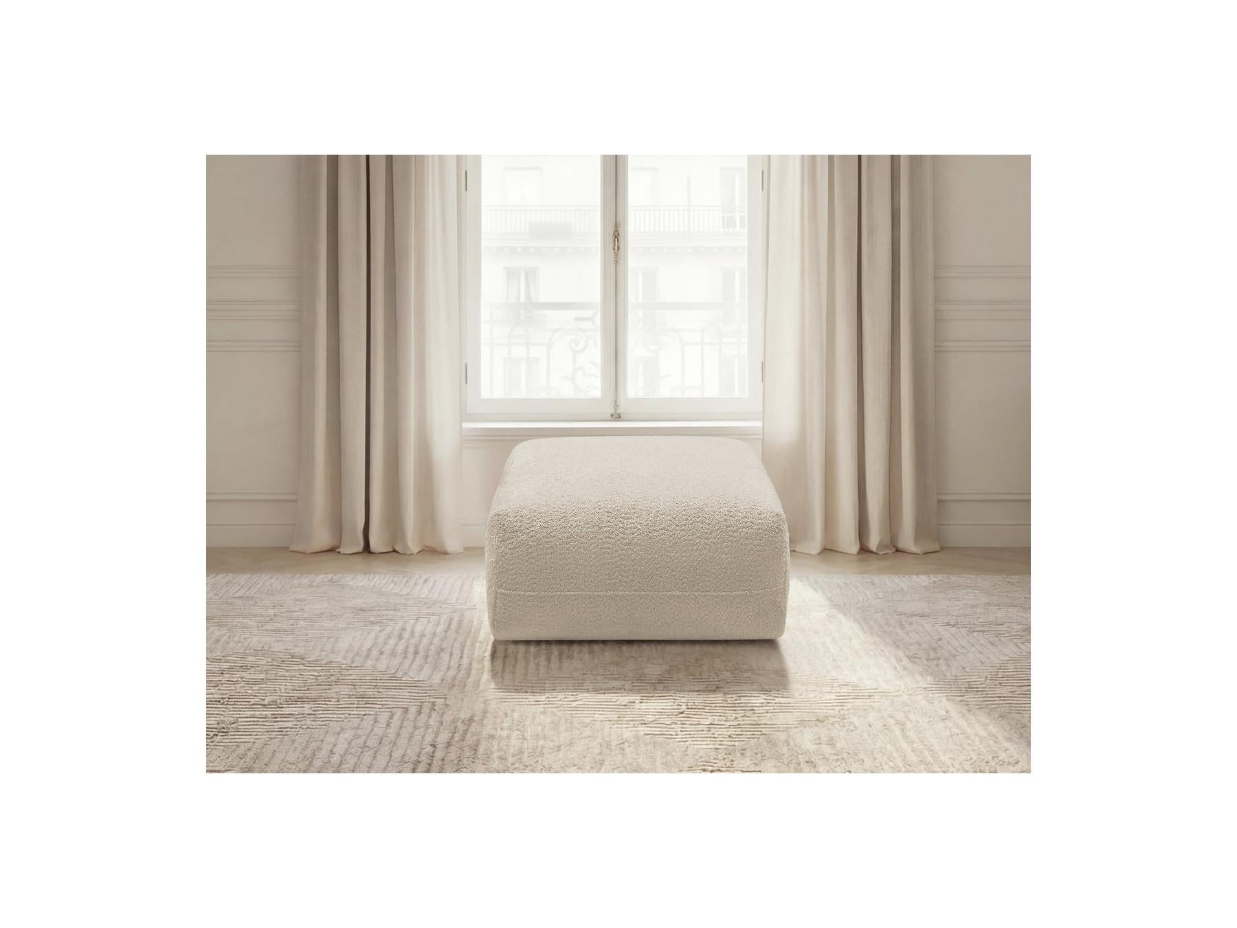 Anda - Pouffe - Chenille Fabric