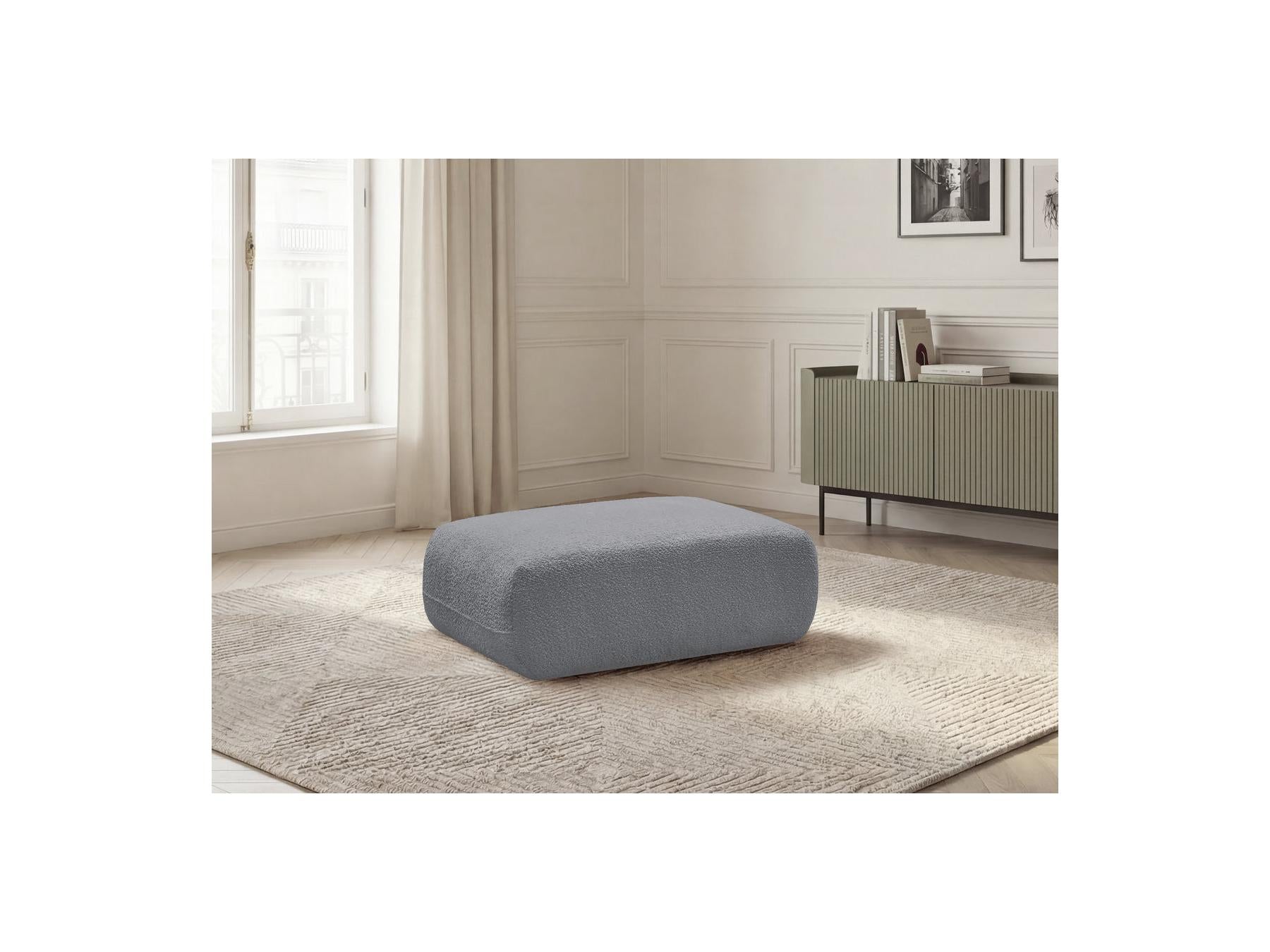 Anda - Pouffe - Chenille Fabric