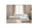 Anda - Sofá esquinero modular fijo - Tela chenilla - Ángulo recto
