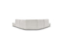 Anda - Canapé D'Angle L Fixe Modulable - Tissu Chenille - Angle Gauche