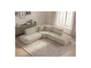 Anda - Canapé D'Angle L Fixe Modulable - Tissu Chenille - Angle Gauche