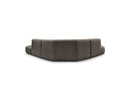 Anda - Canapé D'Angle L Fixe Modulable - Tissu Chenille - Angle Gauche