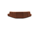 Anda - Canapé D'Angle L Fixe Modulable - Tissu Chenille - Angle Gauche
