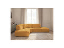 Anda - Canapé D'Angle L Fixe Modulable - Tissu Chenille - Angle Gauche