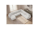Anda - Modular Fixed Panoramic Sofa - With 1 Chaise Lounge, 2 Low Chairs and 1 Small Corner - Right Angle
