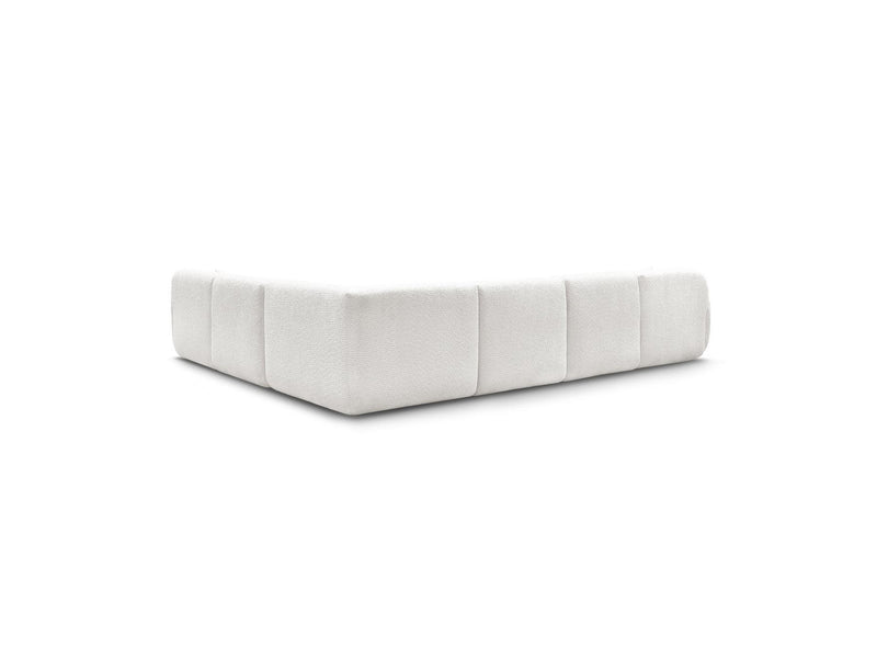 Anda - Modular Fixed Panoramic Sofa - With 1 Chaise Lounge, 2 Low Chairs and 1 Small Corner - Right Angle