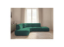 Anda - Canapé D'Angle L Fixe Modulable - Tissu Chenille - Angle Gauche