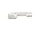 Anda - Sofá Panorámico Fijo Modular - Con 1 Chaise Lounge, 2 Sillones Bajos y 1 Rinconera Pequeña - Esquina Izquierda