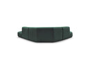 Anda - Canapé D'Angle L Fixe Modulable - Tissu Chenille - Angle Gauche