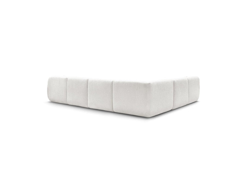 Anda - Sofá Panorámico Fijo Modular - Con 1 Chaise Lounge, 2 Sillones Bajos y 1 Rinconera Pequeña - Esquina Izquierda
