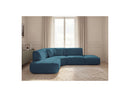Anda - Canapé D'Angle L Fixe Modulable - Tissu Chenille - Angle Gauche