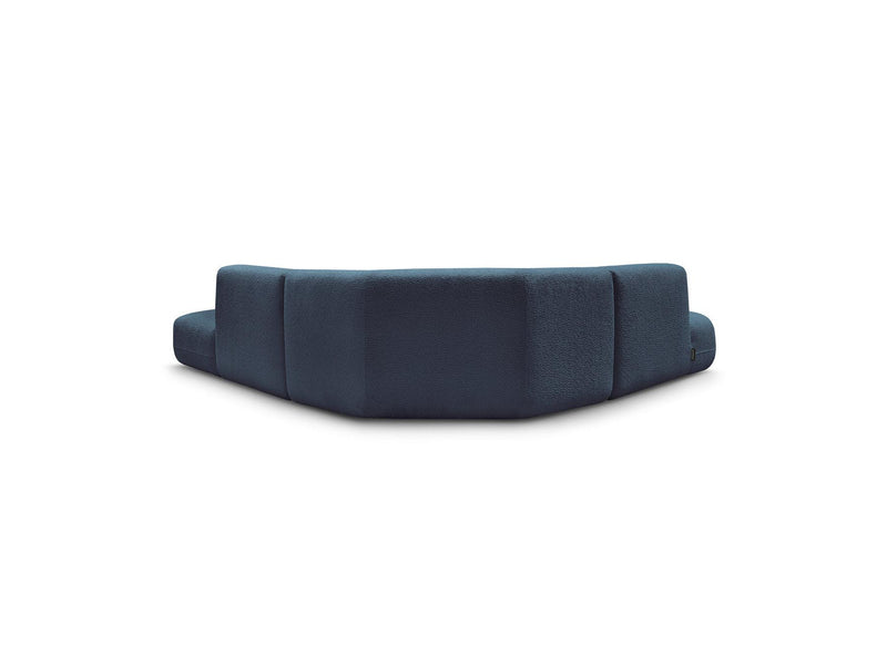 Anda - Canapé D'Angle L Fixe Modulable - Tissu Chenille - Angle Gauche