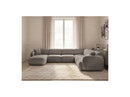 Anda - Modular Fixed Panoramic Sofa - With 1 Chaise Lounge, 2 Low Chairs and 1 Small Corner - Right Angle