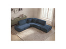 Anda - Canapé D'Angle L Fixe Modulable - Tissu Chenille - Angle Gauche