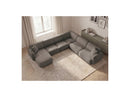 Anda - Modular Fixed Panoramic Sofa - With 1 Chaise Lounge, 2 Low Chairs and 1 Small Corner - Right Angle
