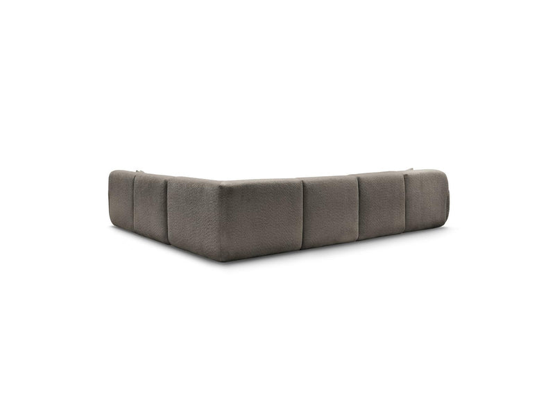 Anda - Modular Fixed Panoramic Sofa - With 1 Chaise Lounge, 2 Low Chairs and 1 Small Corner - Right Angle