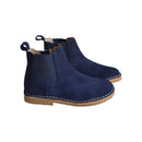 Sasha Unisex Soft Elastic Ankle Boots - Dark Blue Nubuck - Unisex