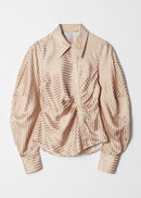 Shirt Ve Marit Stripe Shirt - Beige - Women
