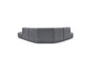 Anda - Canapé D'Angle L Fixe Modulable - Tissu Chenille - Angle Gauche