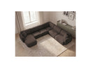 Anda - Modular Fixed Panoramic Sofa - With 1 Chaise Lounge, 2 Low Chairs and 1 Small Corner - Right Angle