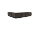 Anda - Modular Fixed Panoramic Sofa - With 1 Chaise Lounge, 2 Low Chairs and 1 Small Corner - Right Angle