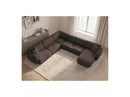 Anda - Sofá Panorámico Fijo Modular - Con 1 Chaise Lounge, 2 Sillones Bajos y 1 Rinconera Pequeña - Esquina Izquierda