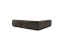 Anda - Sofá Panorámico Fijo Modular - Con 1 Chaise Lounge, 2 Sillones Bajos y 1 Rinconera Pequeña - Esquina Izquierda